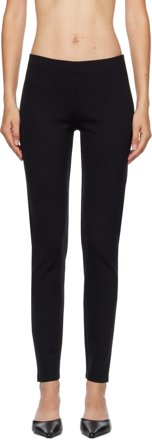 The Row Black Woolworth Leggings 242359F085000