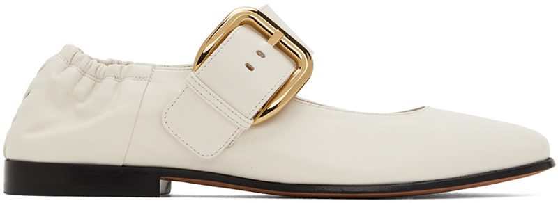 오프화이트 Astaire Mary-Jane Ballerina Flats 242798F118000