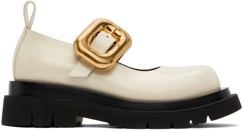 오프화이트 Lug Mary-Jane Loafers 242798F121007