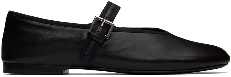 The Row Black Boheme MJ Ballerina Flats 242359F118005