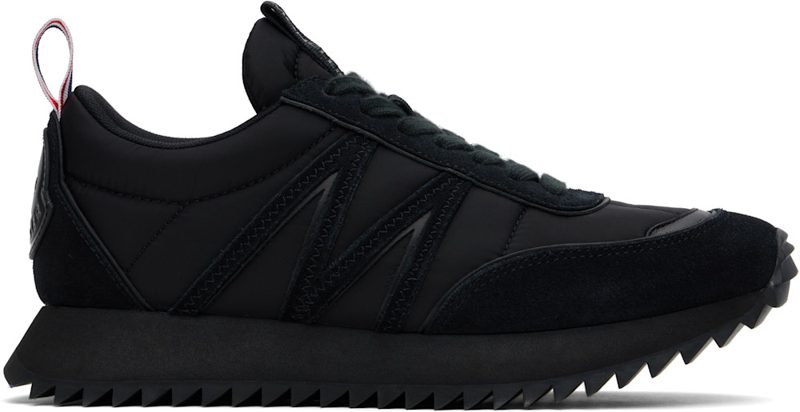 Black Pacey Nylon & Suede Sneakers 251111M237009