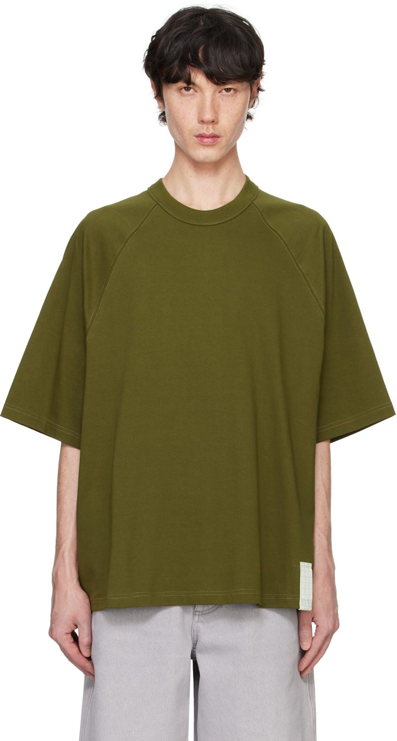 Khaki Pima Cotton Jersey T-shirt 242798M213006