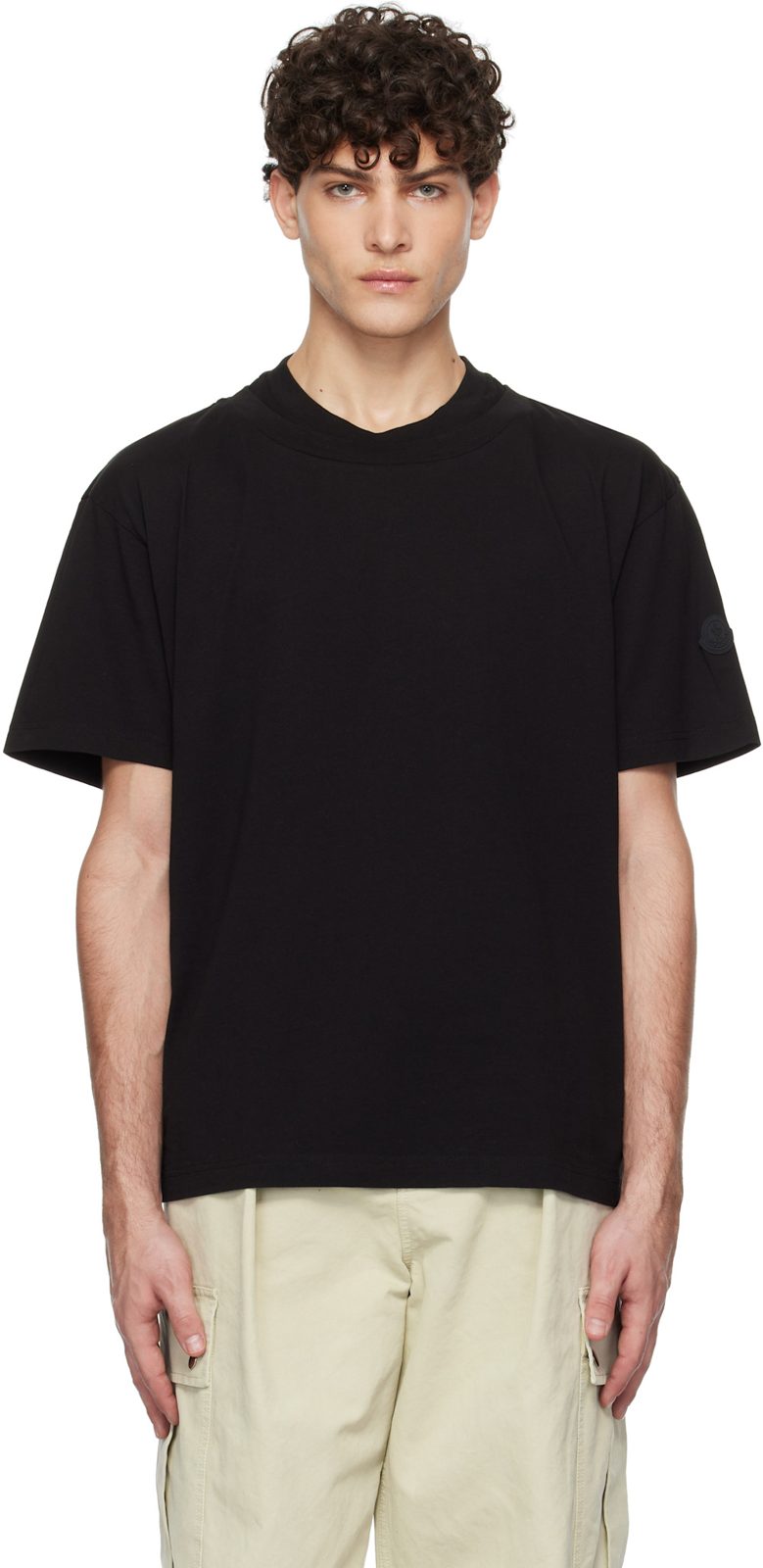 Black Archivio Layered T-shirt 251111M213059
