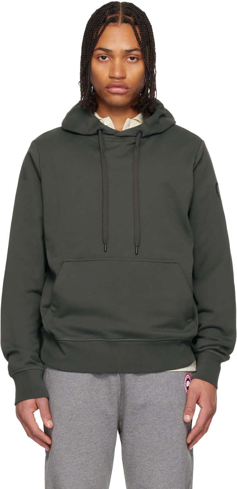 Khaki Huron Hoodie 252014M202000