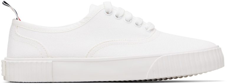 White Canvas Heritage Sneakers 261381F128000