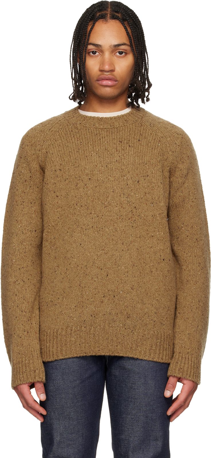 Tan Harris Sweater 261252M201011
