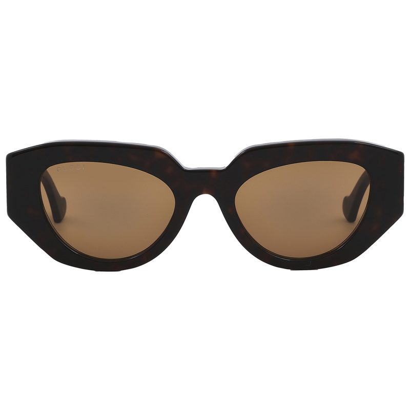 Brown Geometric Ladies Sunglasses GG1421S 002 51