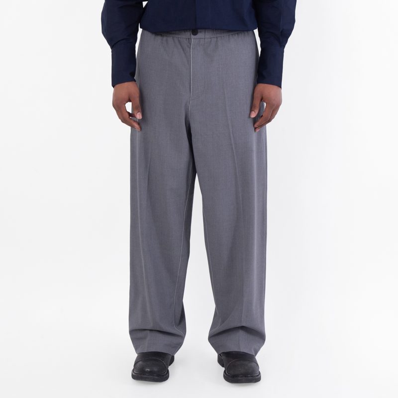 Drawstring Virgin Wool Trouser