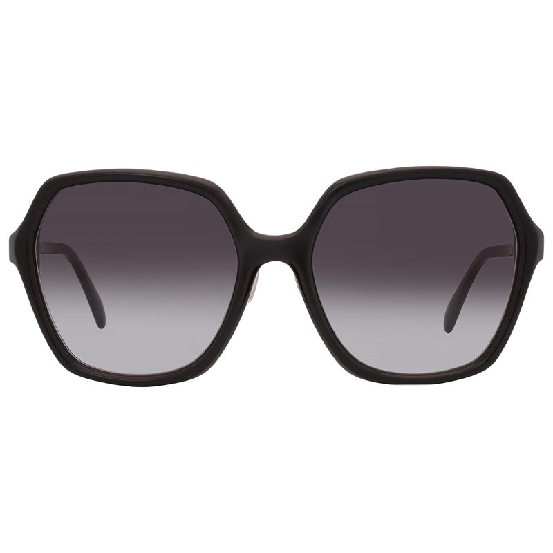 Celine Smoke Gradient Geometric Ladies Sunglasses CL40230F 01B 58