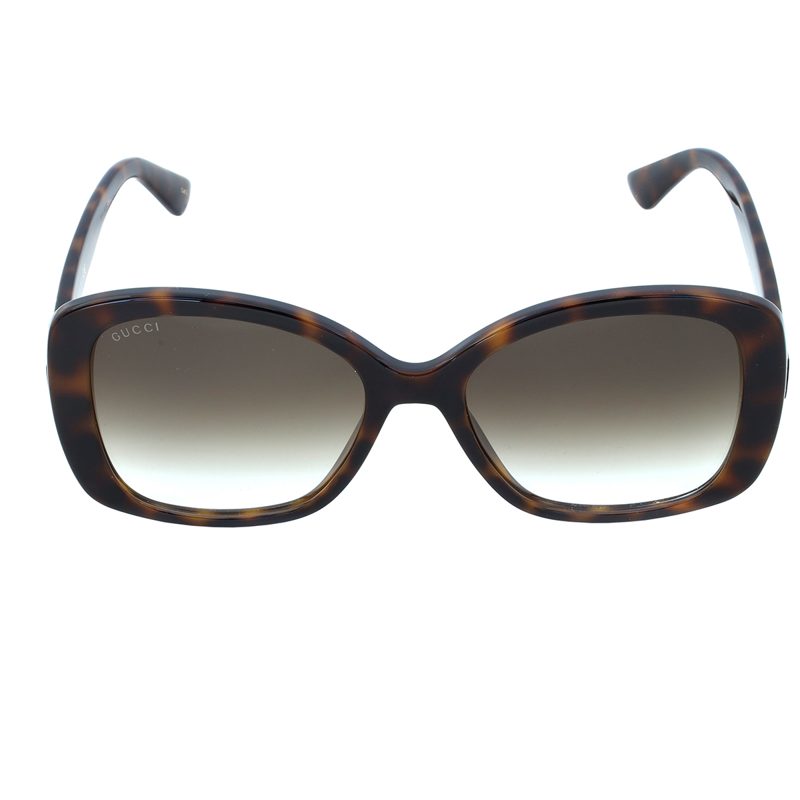 Brown Square Ladies Sunglasses GG0762S 002 56