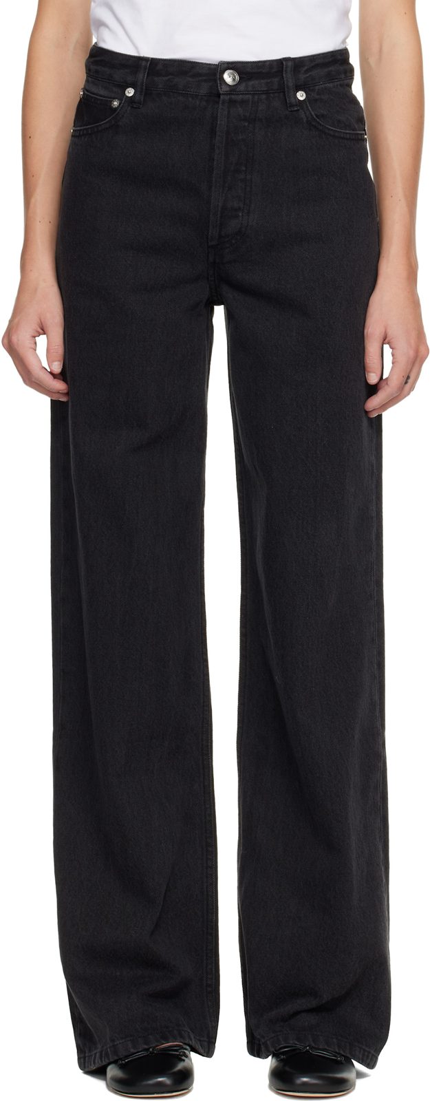 Black Elisabeth Jeans 261252F069000