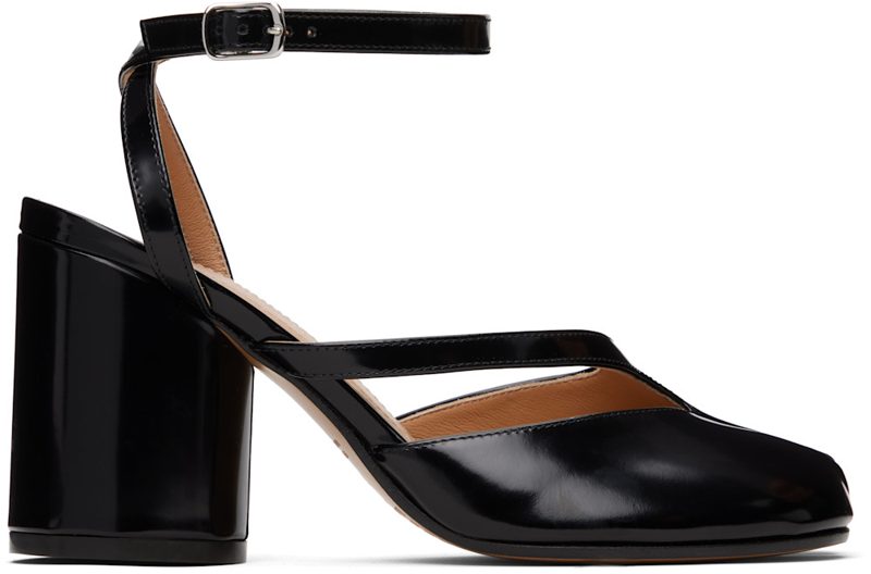 Black Tabi Heels 261168F122014