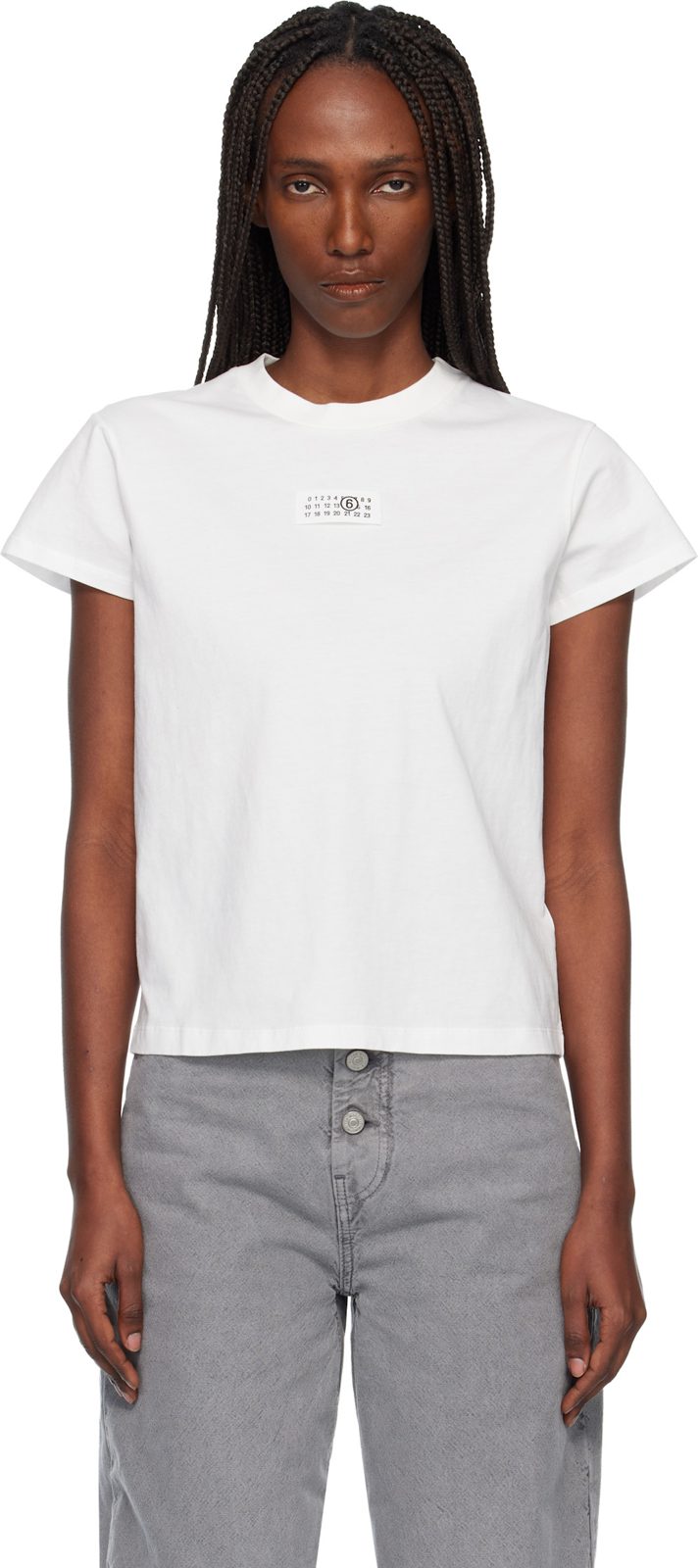 오프화이트 Numeric Cotton T-shirt 261188F110018