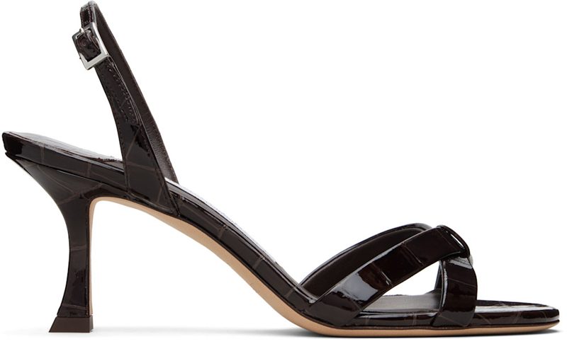 Brown Elsy 70 Heeled Sandals 261528F125023