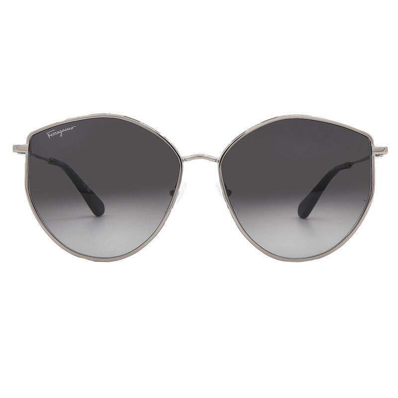 Salvatore Grey Gradient Irregular Ladies Sunglasses SF264S 785 60