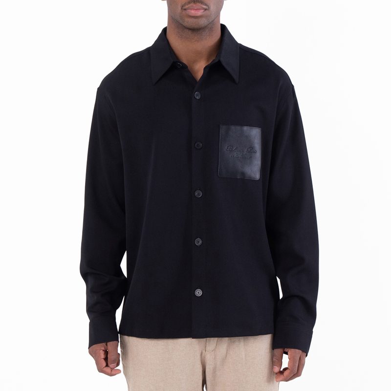 Couture Label Wool Overshirt