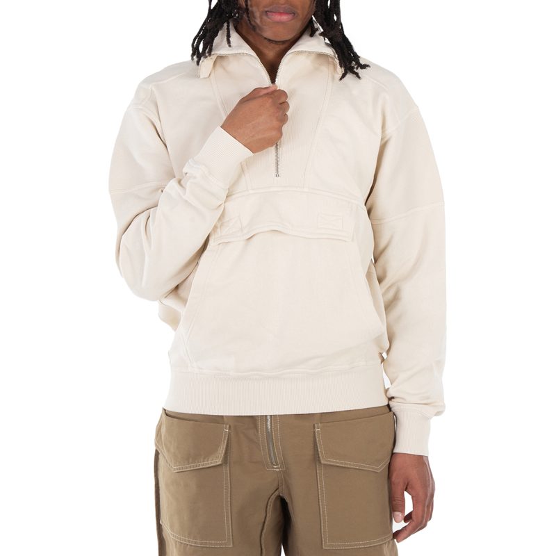 Mens Ecru Preston Cotton Sweatshirt