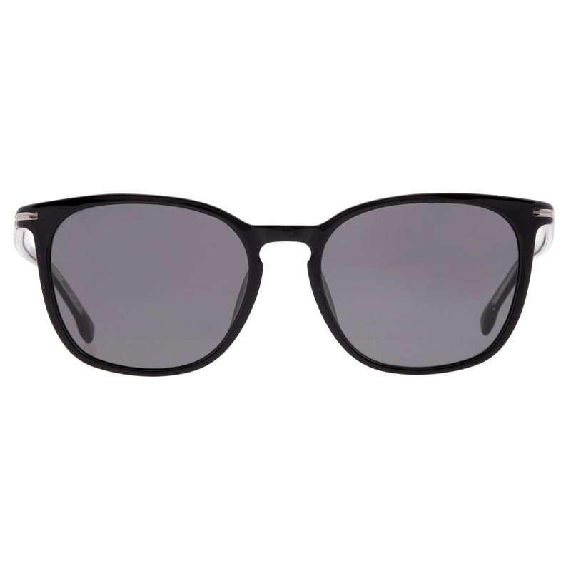 Hugo [보스] Polarized Grey Square Mens Sunglasses [보스] 1668/F/SK 0807/M9 56_Black