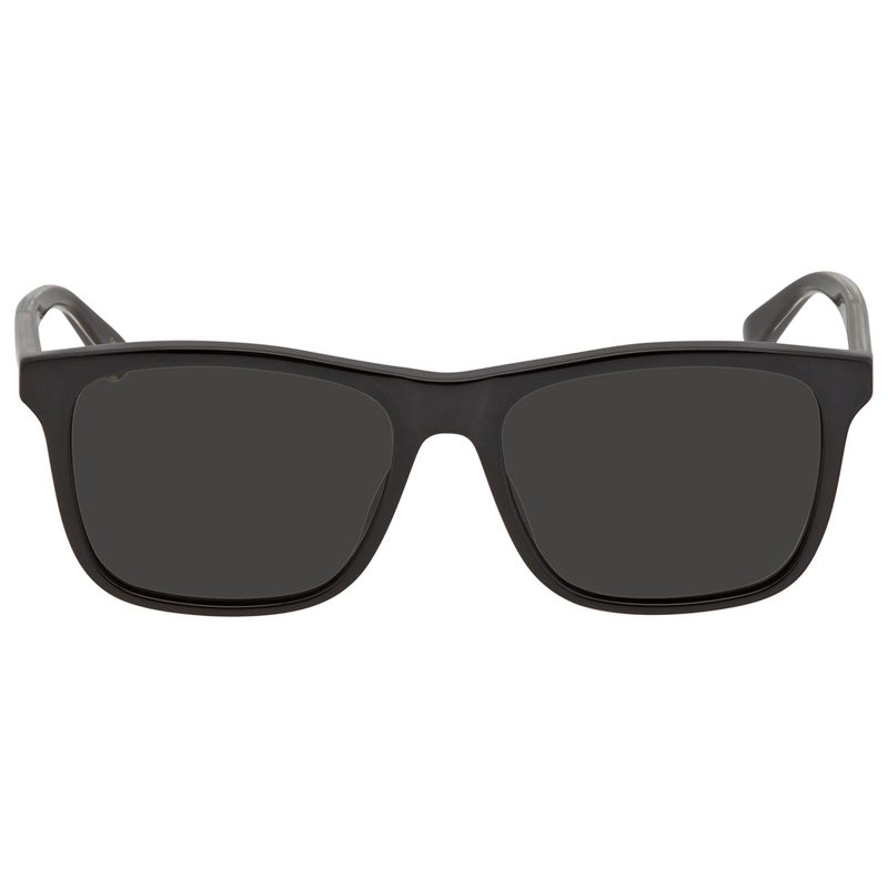 Polarized Grey Square Mens Sunglasses GG0381SN 007 57