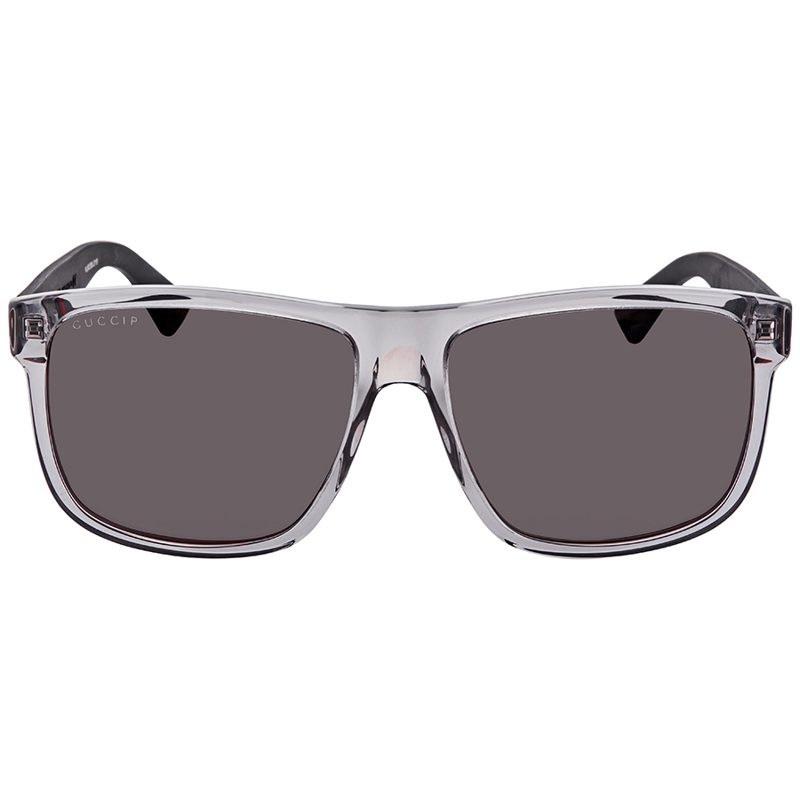 Grey Square Mens Sunglasses GG0010S 004 58
