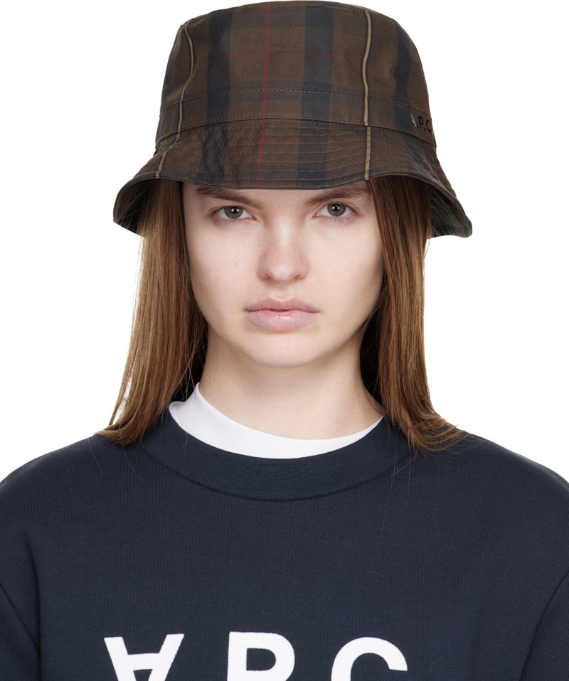 Brown Mark Bucket Hat 261252F015004