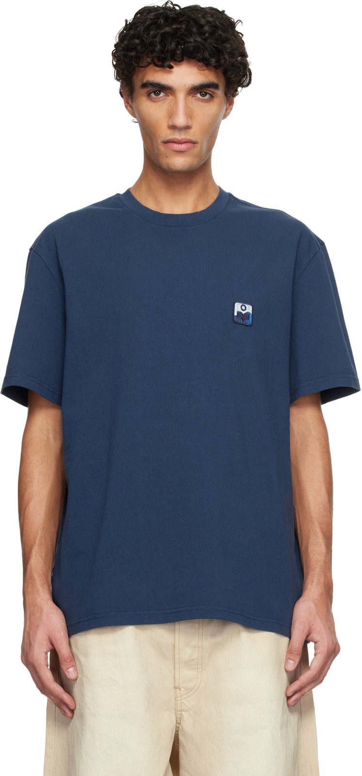 Navy Hugo T-shirt 261600M213006