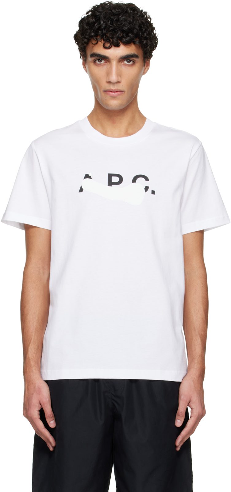 White Logo T-shirt 261252M213016