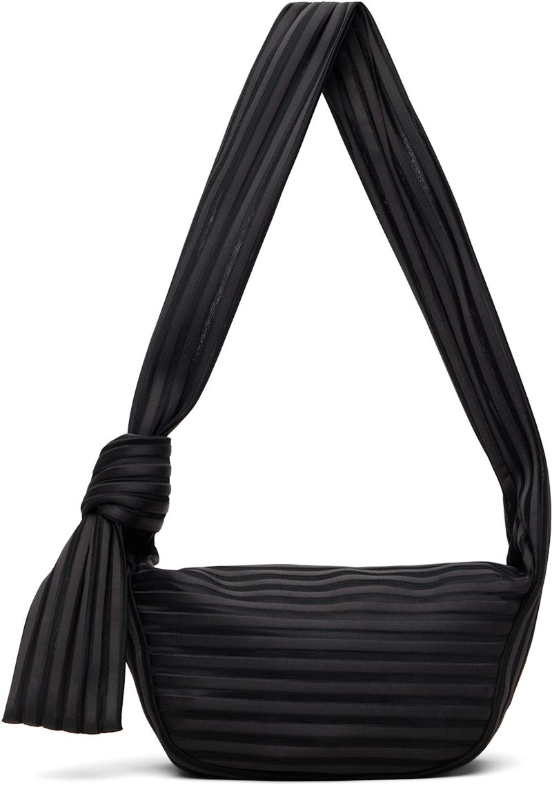 Black Linear Knit 58 Bag 261809F048000