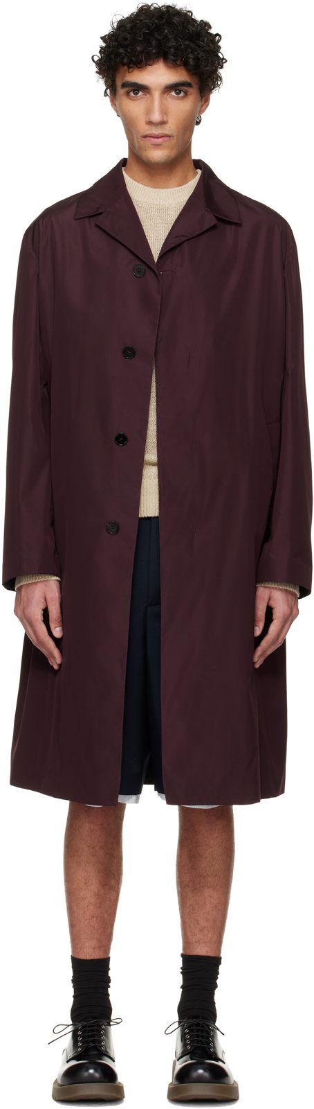 Burgundy Sport Coat 261249M176000