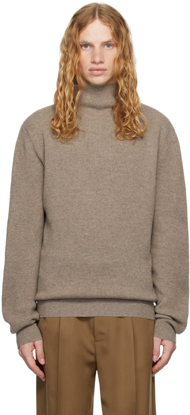 The Row Taupe Daniel Sweater 242359M205001