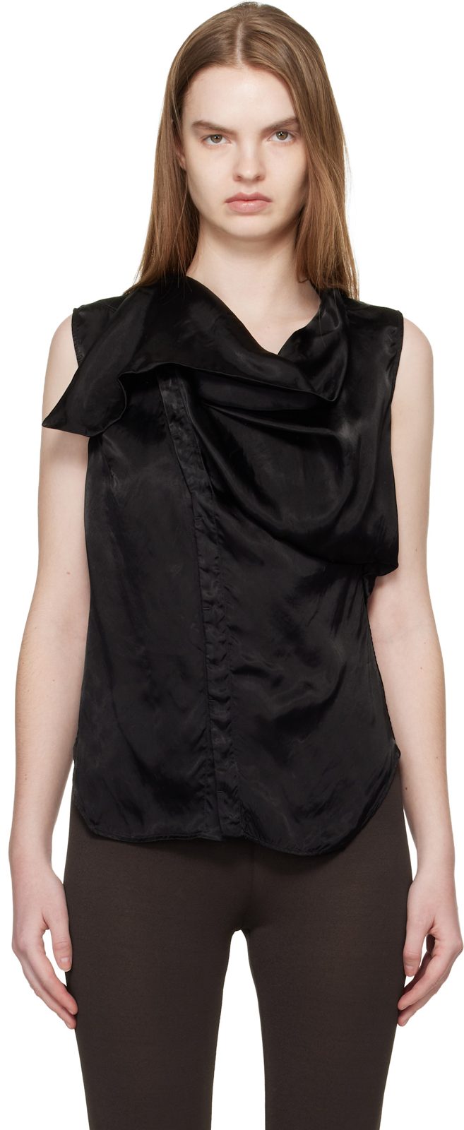 Black Temple SL Island Blouse 261232F107003
