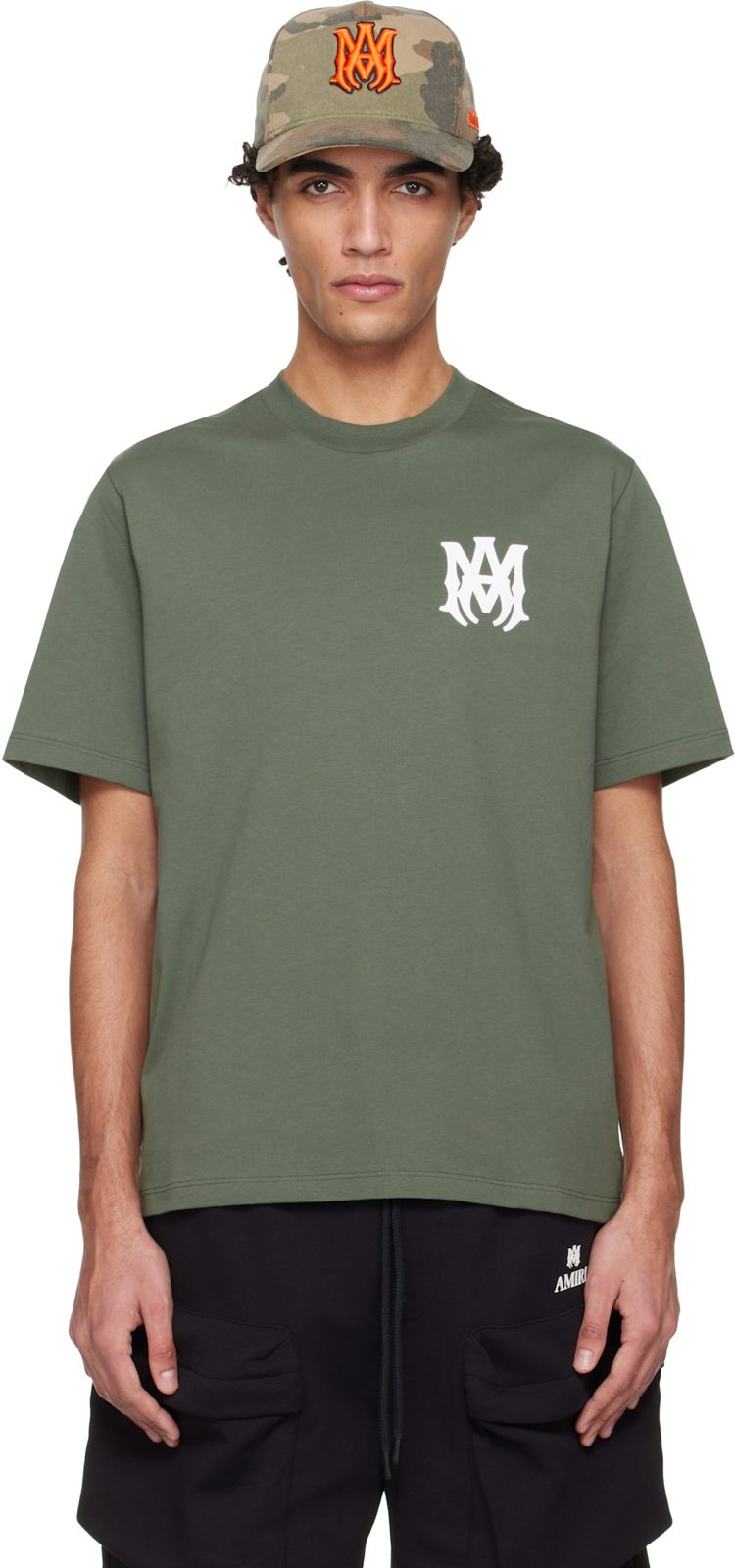 Green MA Core Logo T-shirt 261886M213063