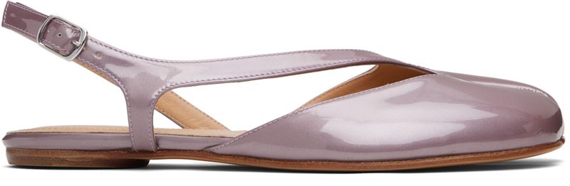 Purple Tabi Slingback Sandals 261168F118012