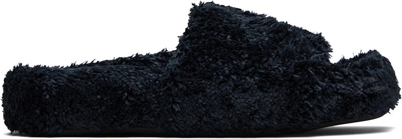 Black Spugna Vichy Sandals 261188F124001