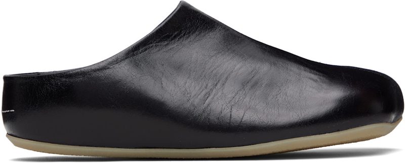 Black Factory Sabot Loafers 261188M231002