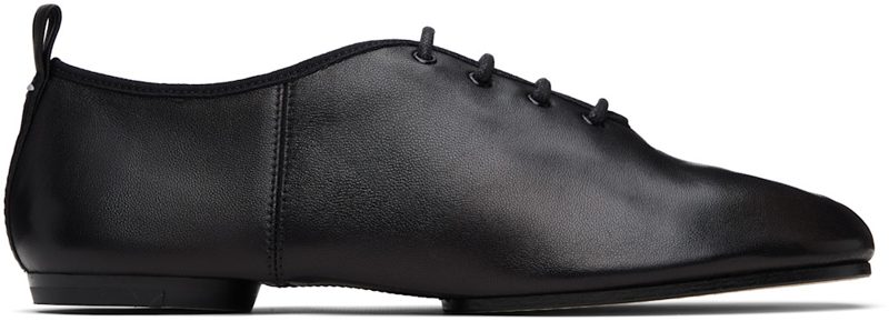 Black Tabi Jazz Lace-Up Derbys 261168M225002