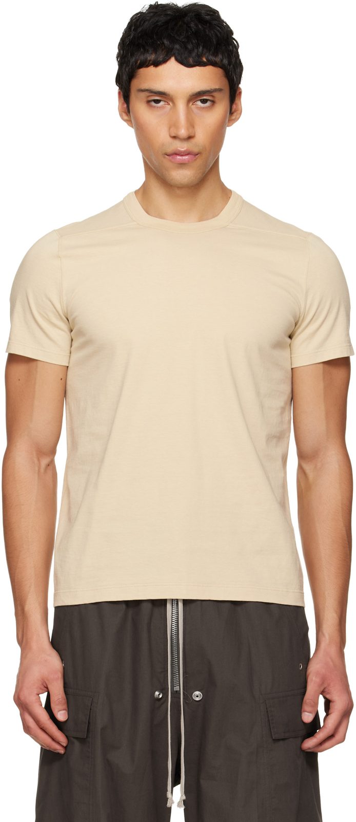 Beige Temple Short Level T-shirt 261232M213073