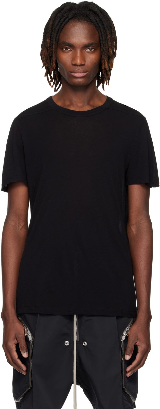 Black Temple Short Level T-shirt 261232M213070