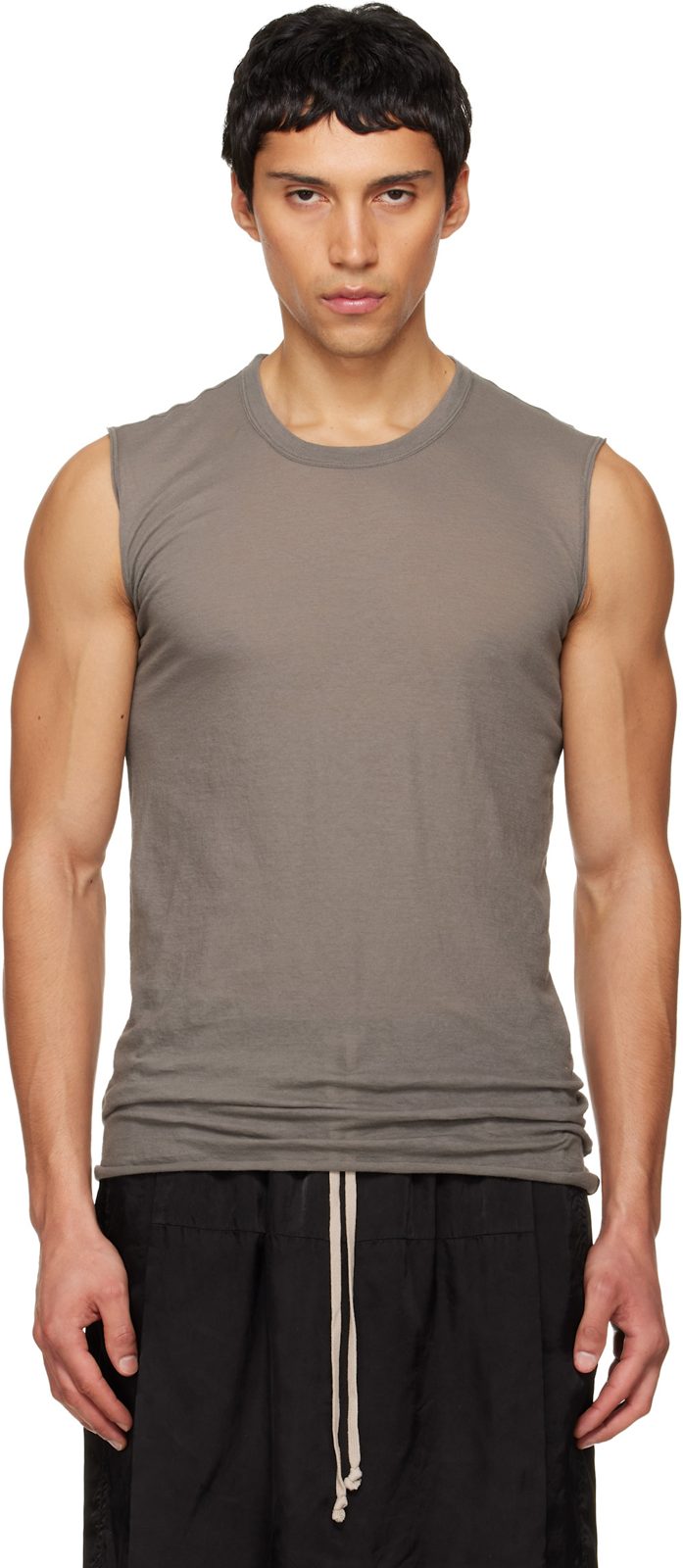 Gray Temple Basic SL Tank Top 261232M214022