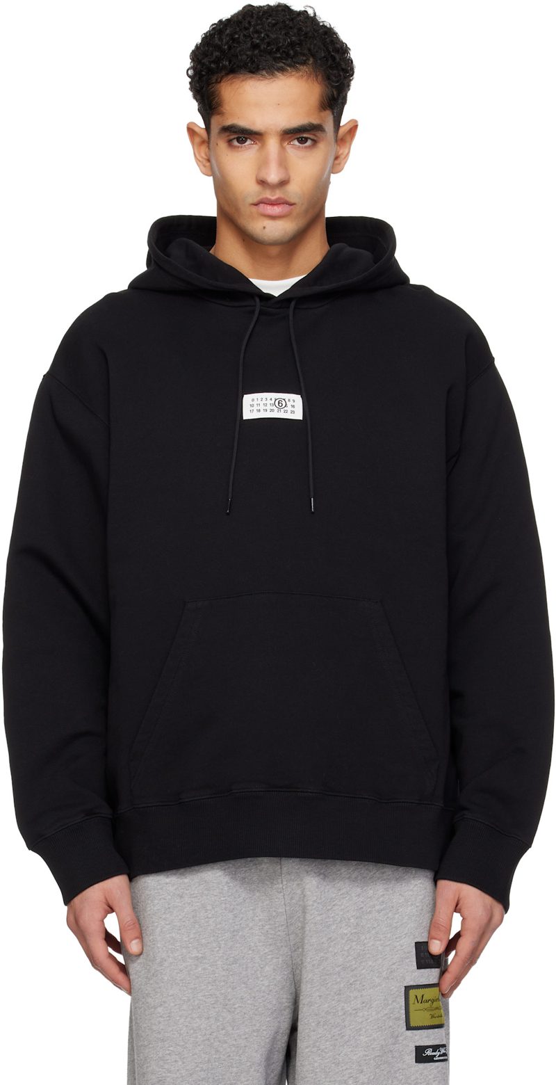 Black Logo Patch Hoodie 261188M202007