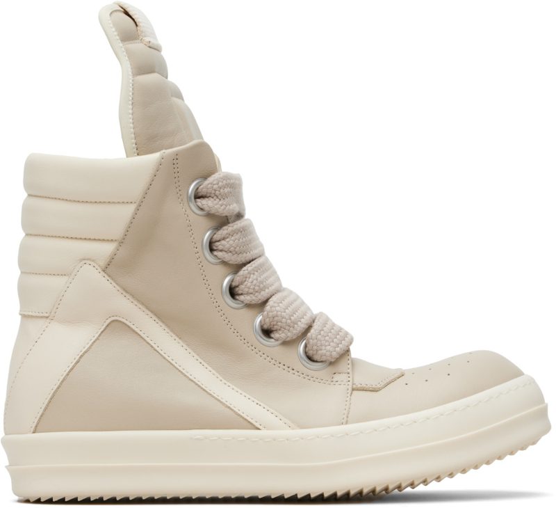오프화이트 Temple Jumbolace Geobasket Sneakers 261232M236014