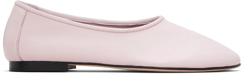 BY FAR Pink Prudence Ballerina Flats 261289F118002