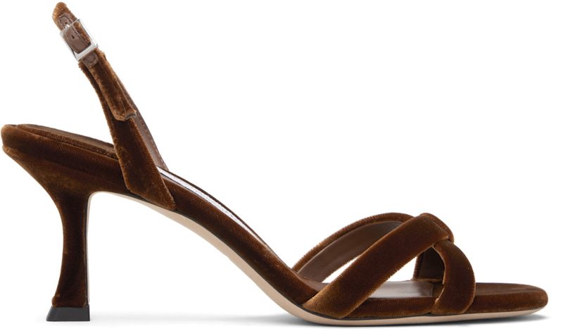 Brown Elsy 70 Heeled Sandals 261528F125036