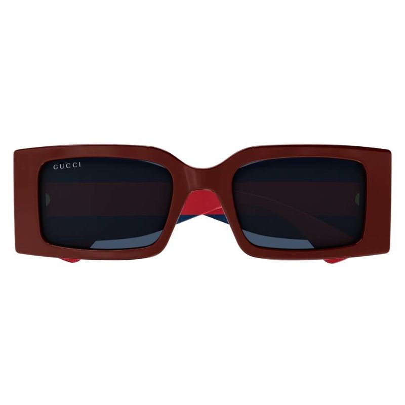 Grey Rectangular Ladies Sunglasses GG1860S 003 52