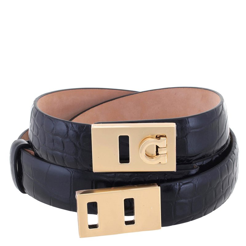 Black Adjustable Hug Belt