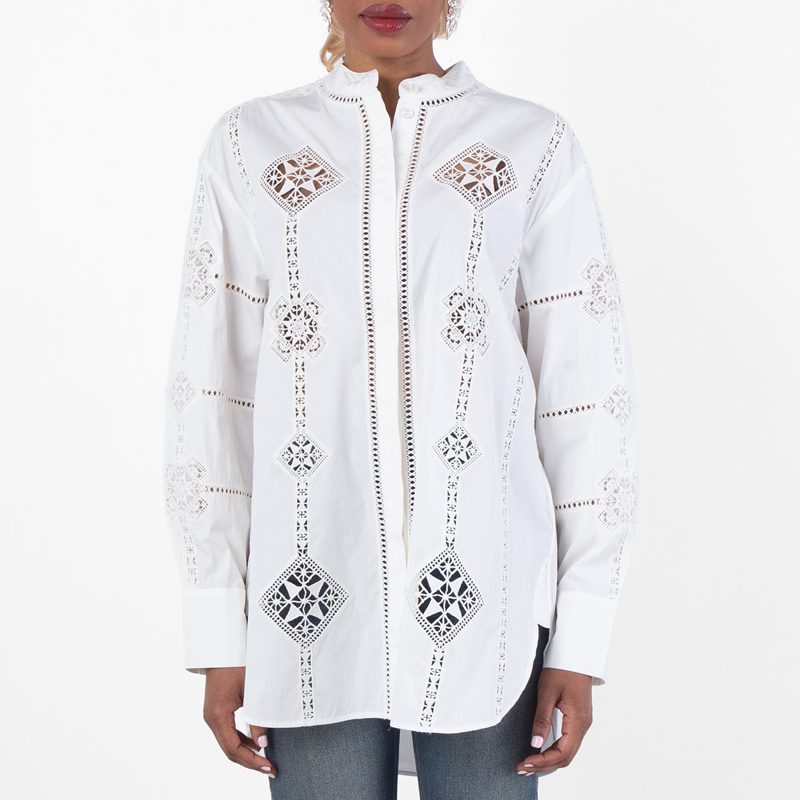 Soeline Openwork Cotton Shirt