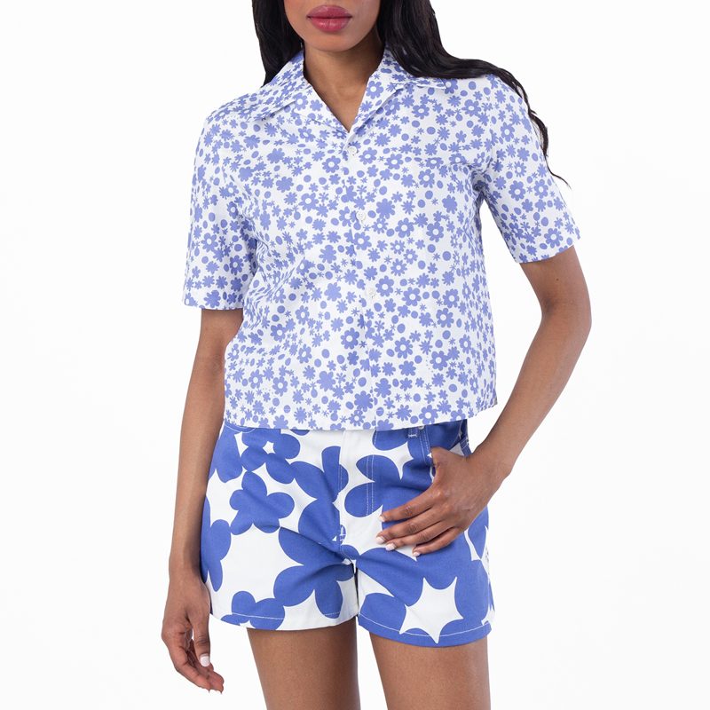 Marni All Over Print Silk Shirt