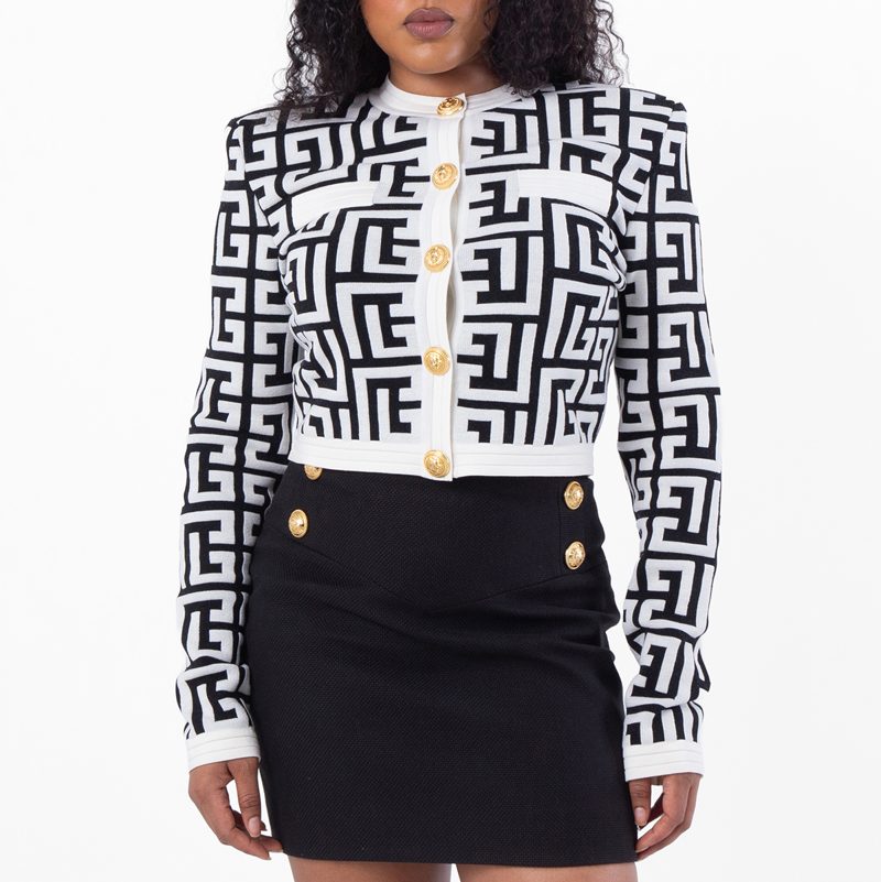 Monogram Kniited Cardigan