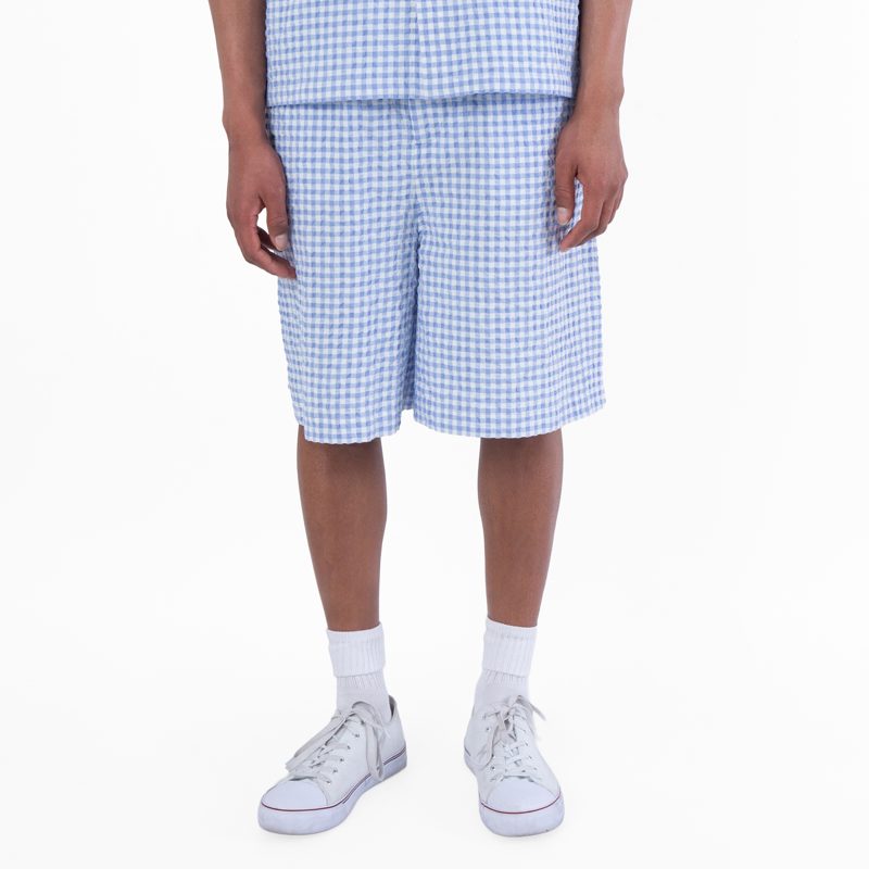 Marni Check Print Straight-Leg Shorts