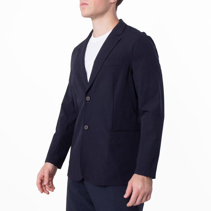 Emporio Armani Stretch-Nylon Single-Breasted Blazer